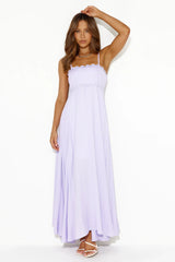 Vacations To The Islands Maxi Dress Lilac
