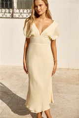 Growing Garden Maxi Dress Yellow