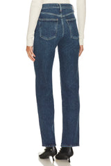Harper Mid Rise Straight Jeans