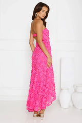 Urban Petal Strapless Maxi Dress Pink