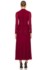 Liyana Ruched Mesh Dress
