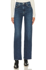 Harper Mid Rise Straight Jeans